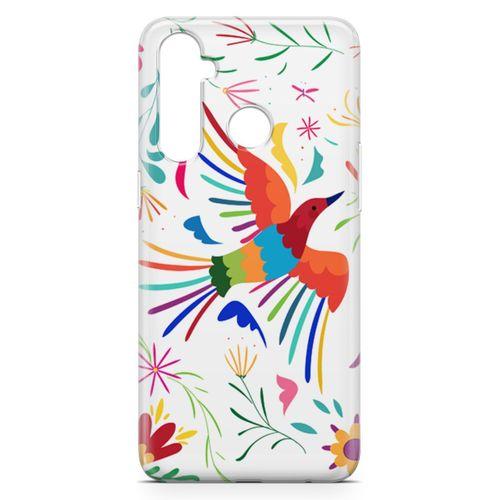 Oppo Realme 5 Pro Kılıf Rengarenk Doğa Arka Kapak Koruma Desenli Full Koruyucu