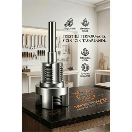 Profesyonel Titanyum PPRC PVC Boru Diş Açma Aparatı – 1/2” (20 mm) Boru Raybası | Mükemmel Kalibrasyon Anahtarı 723008