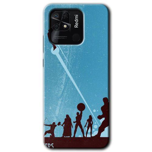 Xiaomi Redmi 10C HD Baskılı Kılıf + 9D Tam Ekran Koruyucu - Avengers Team