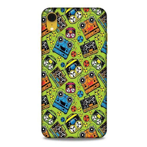 Retro (5) Desen Koruma Kabı Renkli Apple iPhone XR Kılıf
