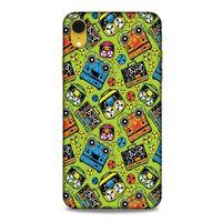 Retro (5) Desen Koruma Kabı Renkli Apple iPhone XR Kılıf