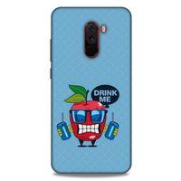 Frutix Elma 02 Xiaomi Pocophone F1 Kılıf Desenli Silikon