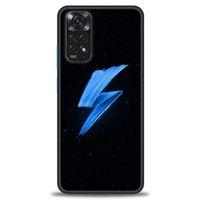 Xiaomi Redmi Note 11 Kılıf HD Baskılı Kılıf - Mavi Şimşek + Tam Ekran Koruyucu