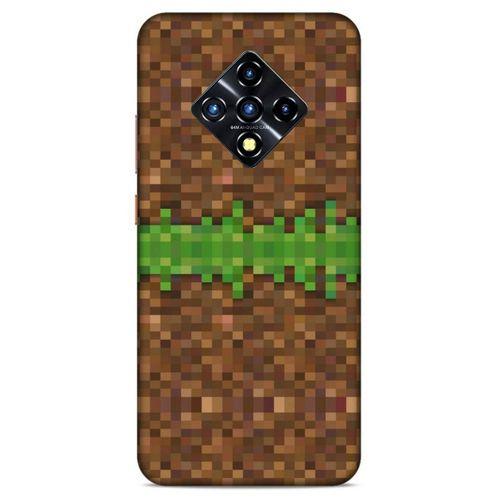 Lopard İnfinix Zero 8 Uyumlu Kılıf PiXel (1) Kılıfı Yeşil Mine
