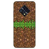 Lopard İnfinix Zero 8 Uyumlu Kılıf PiXel (1) Kılıfı Yeşil Mine