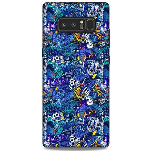 Graffitix (2) Desenli Silikon Kapak Samsung Galaxy Note 8 Kılıf