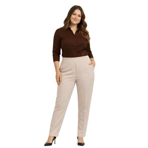 Kadın Kumaş Pantolon Kemer Lastikli BGL-ST05283