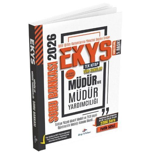 2026 MEB EKYS Müdür ve Müdür Yardımcılığı Soru Bankası 5. Baskı Dizgi Kitap