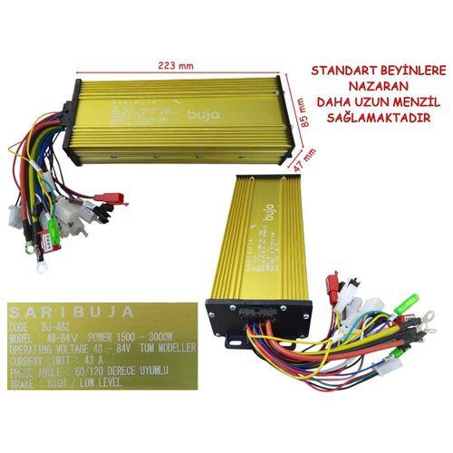 EBIS Ebıs E-Bis Hız Kontrol Cdi Akıllı Beyin 48-84V 1500-3000W Sarı Uzun Menzil