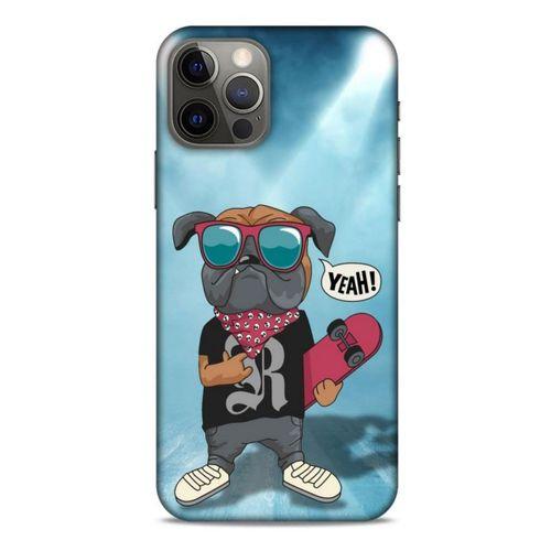 Apple iPhone 12 Pro Kılıf Köpek Kıyafetleri (4) Koruma Kılıfı Bulldog Fular