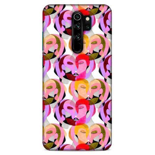 Lopard Xiaomi Redmi Note 8 Pro Uyumlu Kılıf Sürreal Yüzler ♀ (2) Kabı Desenli