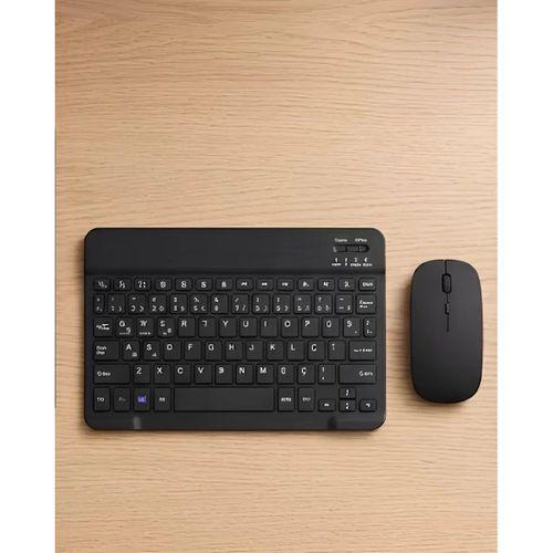 Sessiz Tuşlu Kablosuz Kl.ye Mouse Seti Çoklu Cihaz Uyumlu