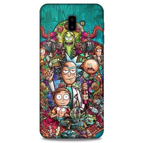 Samsung Galaxy J6 Plus Uyumlu Kılıf Rick And Morty (32) Soft Silikon Kılıf Cronenberg Morty