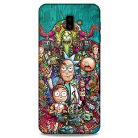 Samsung Galaxy J6 Plus Uyumlu Kılıf Rick And Morty (32) Soft Silikon Kılıf Cronenberg Morty