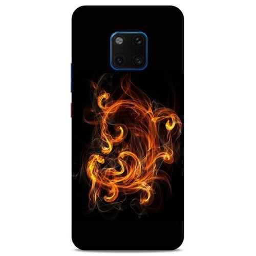 Lopard Huawei Mate 20 Pro Uyumlu Kılıf FireX (25) Antişok Kapak Ateş Kırmızı