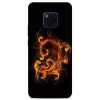 Lopard Huawei Mate 20 Pro Uyumlu Kılıf FireX (25) Antişok Kapak Ateş Kırmızı