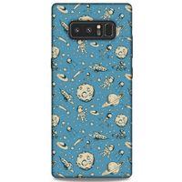 Samsung Galaxy Note 8 Uyumlu Kılıf Mavi Delisi (27) Tasarımlı Kılıf Yıldız