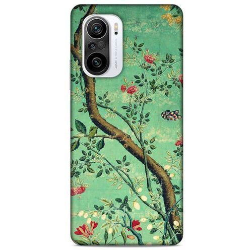 Xiaomi Redmi K40 Uyumlu Kılıf Yeşil Delisi (28) Arka Kapak Zümrüt yeşili