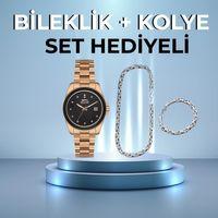 Slazenger SL.09.2142.3.04 Çelik Rose Gold Füme Kadran 34 mm Kadın Kol Saati