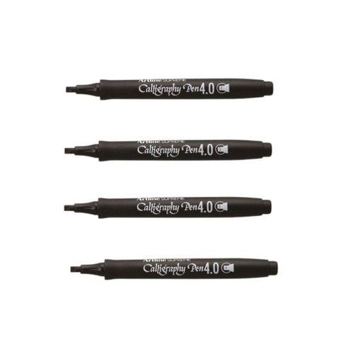 ARTLİNE SUPREME CALLİGRAPHY PEN 4.0 BLACK ( 4 Adet )