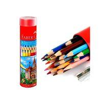 Faber Castell Kuru Boya kalemi 24Lü Teneke Kutu
