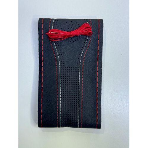 Direksiyon Simidi Kaplaması, 38 cm/15 inç Deri Direksiyon Simidi Kılıfı İğne ve İplikle El Yapımı