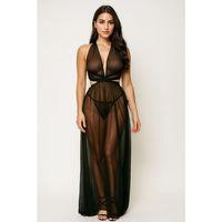 Kadın Uzun Transparan Tül Gecelik