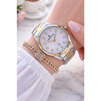 Daniel Klein Çelik Kordon 30 Mt Suya Dayanıklı Özel Tasarım Kadın Kol Saati + Bileklik VS.BLKT.0860