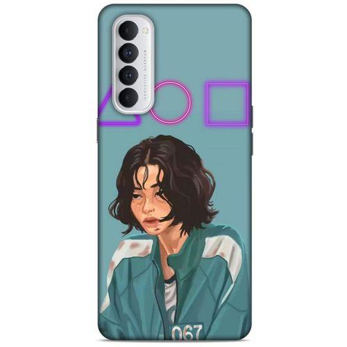Oppo Reno 4 Pro Uyumlu Kılıf Squid Game (44) Tough Armor Kılıf Yun