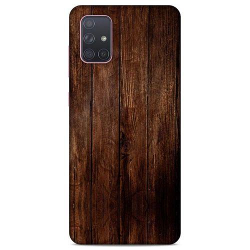 Lopard Samsung Galaxy A71 Uyumlu Kılıf Wood'X (5) Koruma Kabı Baskılı