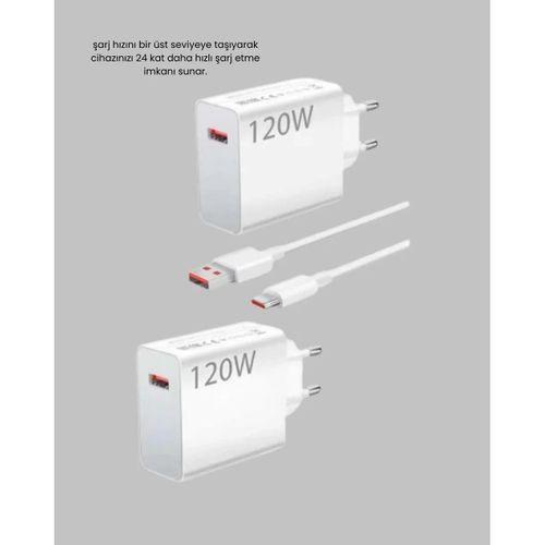 120w Ultra Hızlı Şarj Adaptörü Usb-c Destekli Güçlü Şarj Teknolojisi
