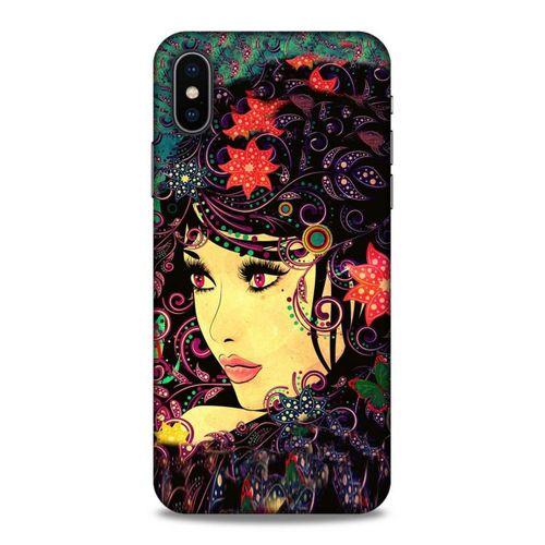 Lopard Apple iPhone XS Uyumlu Kılıf Sürreal Yüzler ♀ (41) Tank Kılıf Baskılı