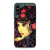 Lopard Apple iPhone XS Uyumlu Kılıf Sürreal Yüzler ♀ (41) Tank Kılıf Baskılı