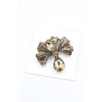 Çiçek Broş - Bronz
