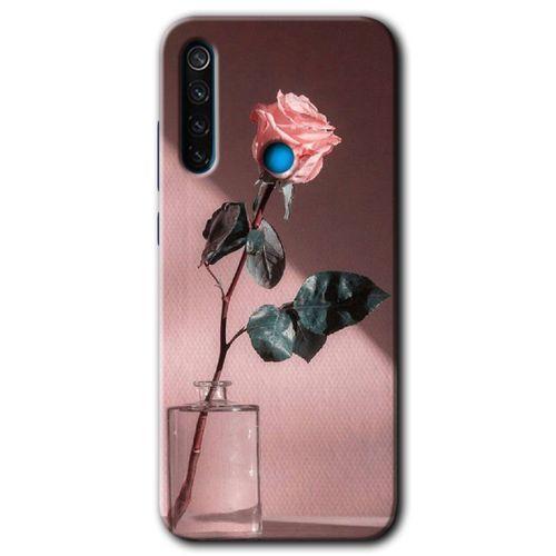 Xiaomi Redmi Note 8 Kılıf HD Desen Baskılı Arka Kapak - Retro Gül