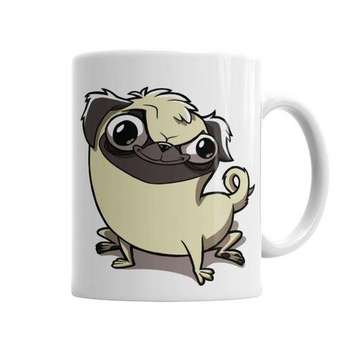 Pug Köpek Dog Pet Sevimli Cute Cartoon Animation Kupa Bardak