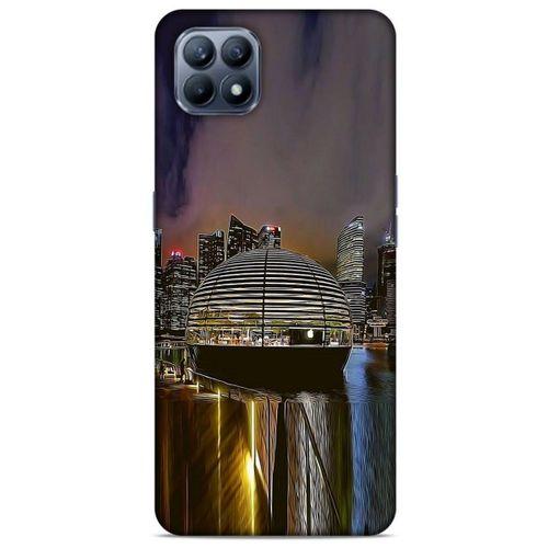 Huawei P40 Lite Kılıf Dünya Mimarisi (49) Ultra Silikon Kılıf Apple Marina Bay