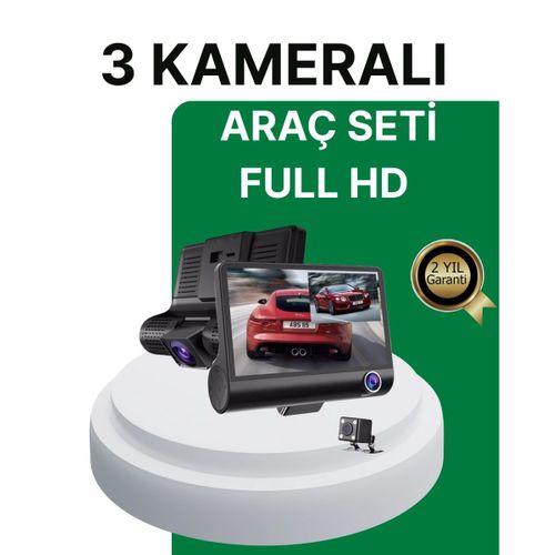 Gece Görüşü Destekli, 1080p Full Hd Çözünürlüklü Araç İçi Kamera