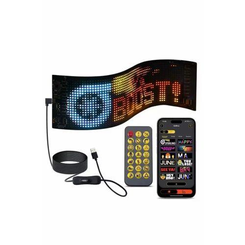 Led Ekran Matrix Panel Cama Yapışan En Büyük Boy 16x96 Led Sayısı Araba Yazısı 12cm-59.5cm