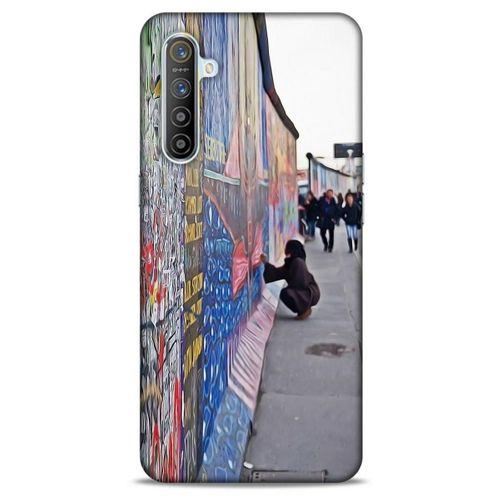 Oppo Realme XT Kılıf Almanya (40) Fit Silikon Kılıf Berlin Duvarı