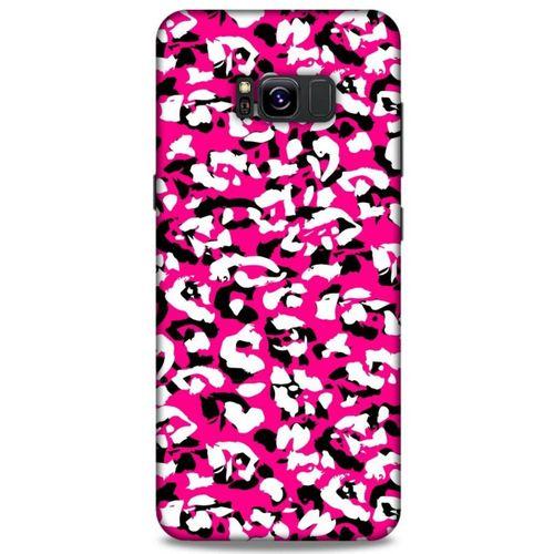 Samsung Galaxy S8 Plus Uyumlu Kılıf Pembe Delisi (31) TPU Kılıf Kamuflaj