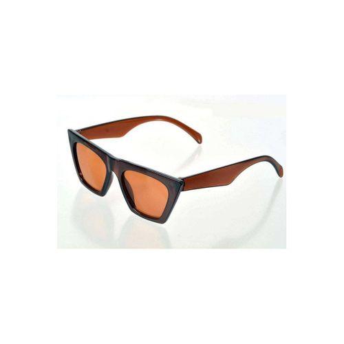 Kahverengi Çerçeve Cat Eye Kadın Güneş Gözlüğü - Moda Gözlük
