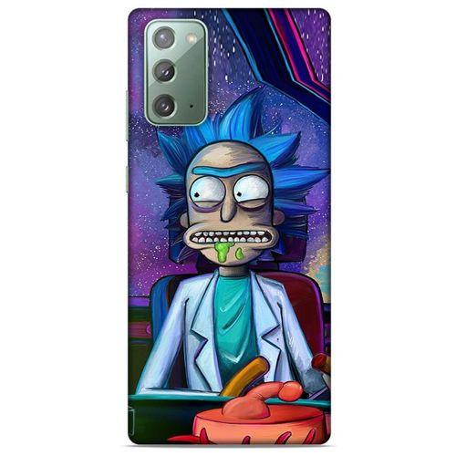 Samsung Galaxy Note 20 Uyumlu Kılıf Rick And Morty (45) Liquid Air Kılıf Decoy