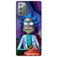 Samsung Galaxy Note 20 Uyumlu Kılıf Rick And Morty (45) Liquid Air Kılıf Decoy