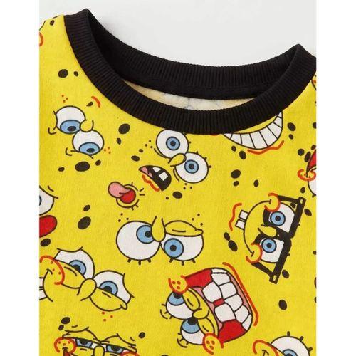 4/10 Yaş Karakter Baskılı Pamuk Penye Çocuk Pijama Takımı