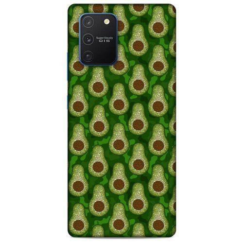 Frutix Avokado 02 Samsung Galaxy S10 Lite Kılıf Desenli Silikon