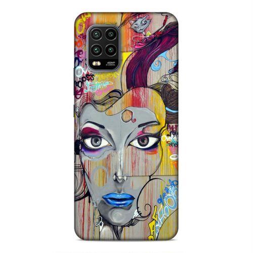 Xiaomi Mi 10 Lite Kılıf Grafiti Posion Arka Kapak Silikon Koruma Full Koruyucu