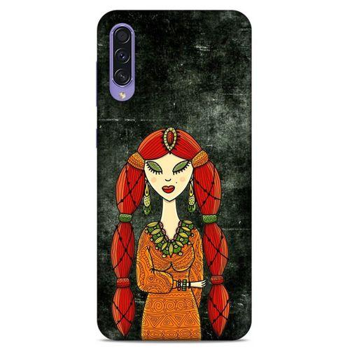 Lopard Samsung Galaxy A50s Uyumlu Kılıf Sürreal Yüzler ♀ (36) Glitter Kılıf Desenli