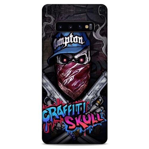 Samsung Galaxy S10 Plus Uyumlu Kılıf Motorsiklet (33) Hybrid Kılıf Harley Davidson