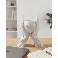 Es El Figürlü Dekoratif 3d Baskı Vazo Saksı Ev Dekorasyonu